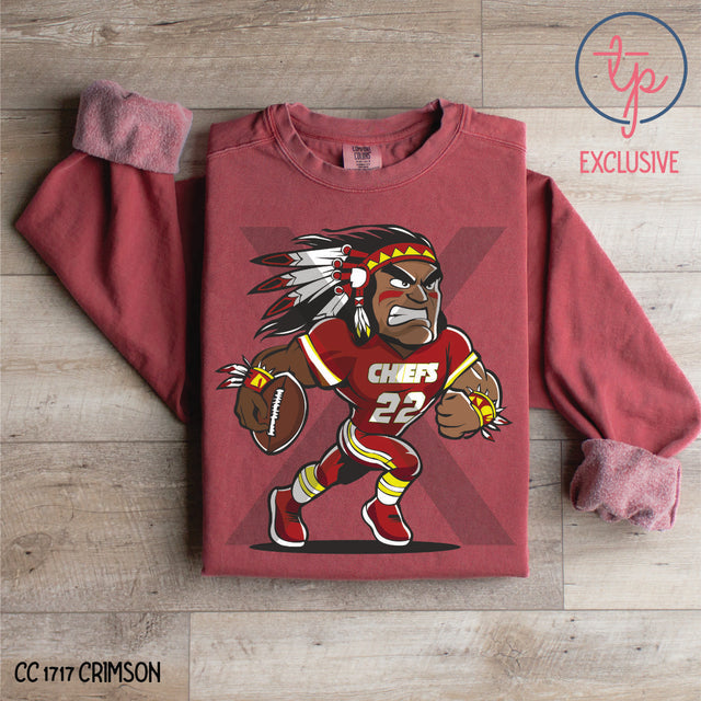 Retro Chiefs Mascot
