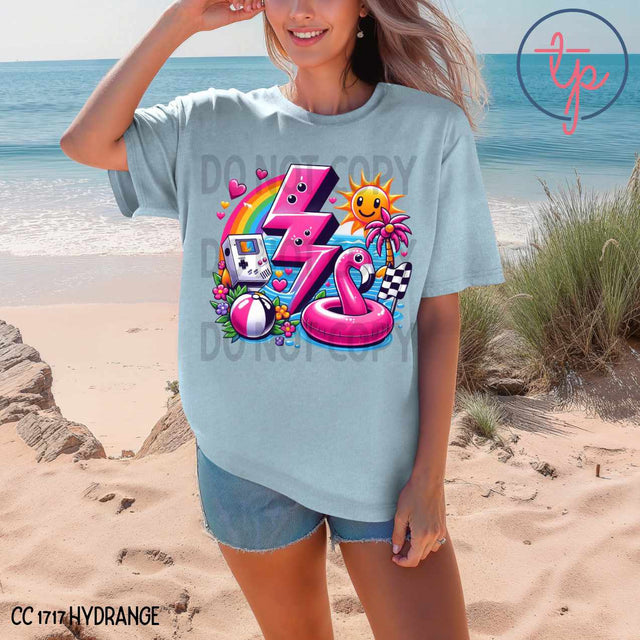 Retro Summer Icons