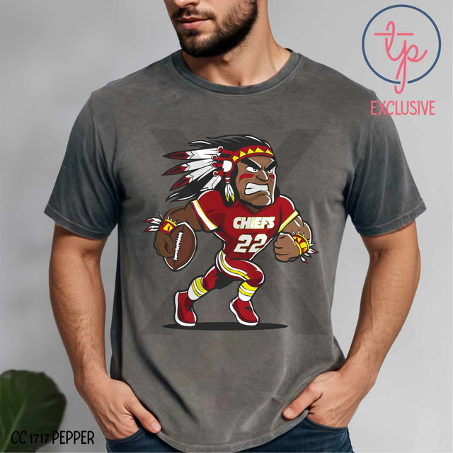 Retro Chiefs Mascot