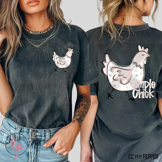 Simple Chick Pocket or Back