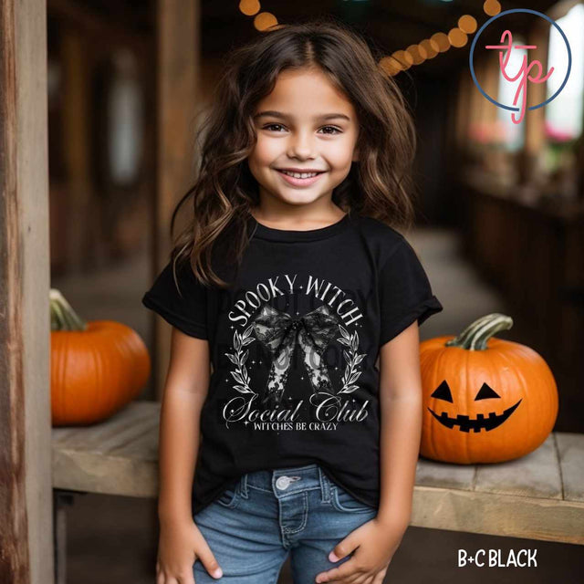 Spooky Witch Black or White