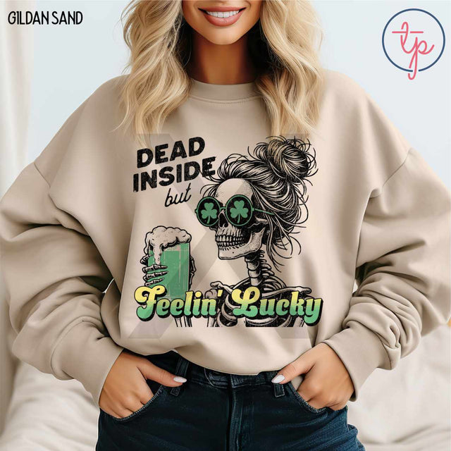 St. Patricks Dead Inside Feelin Lucky