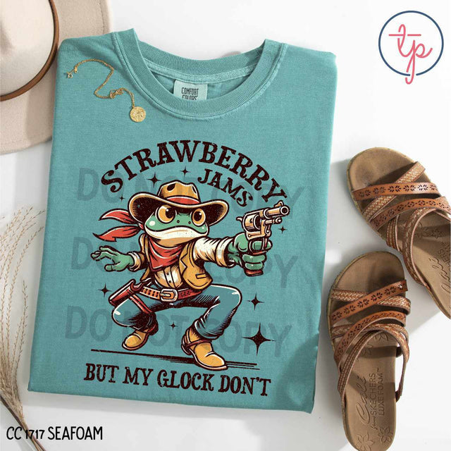 Strawberry Jams Cowboy Frog