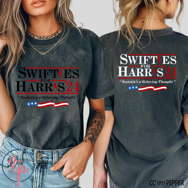 Swifties for Harris Black or White