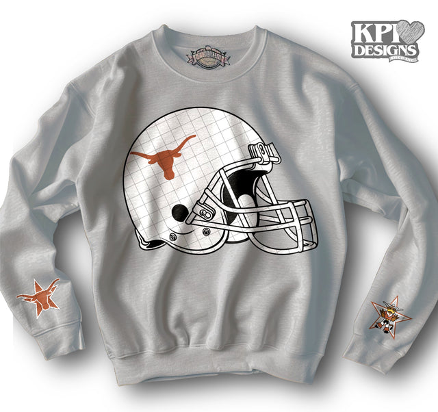 Texas Longhorns Helmet KPI with Sleeve Options