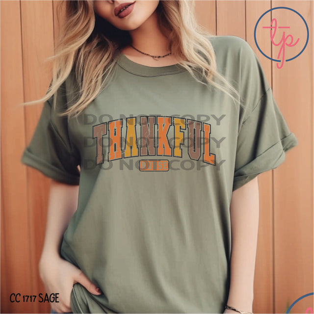 Thankful Nurse Distressed Fall Colors