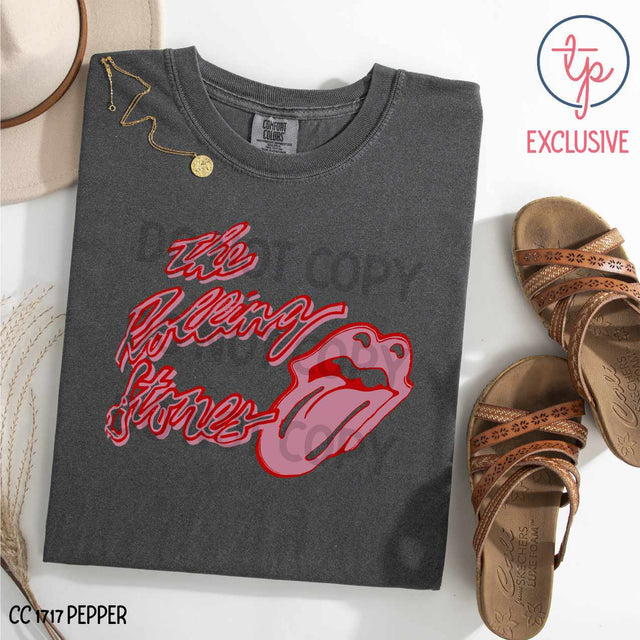 The Rolling Stones Red Pink