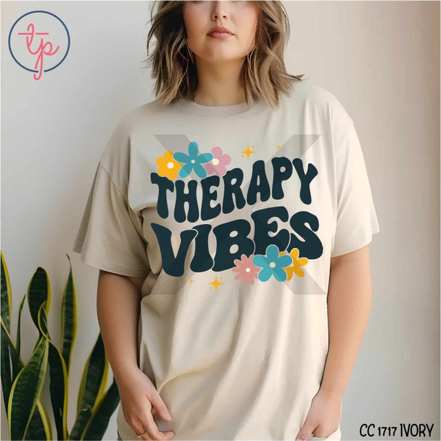 Therapy Vibes Floral Retro