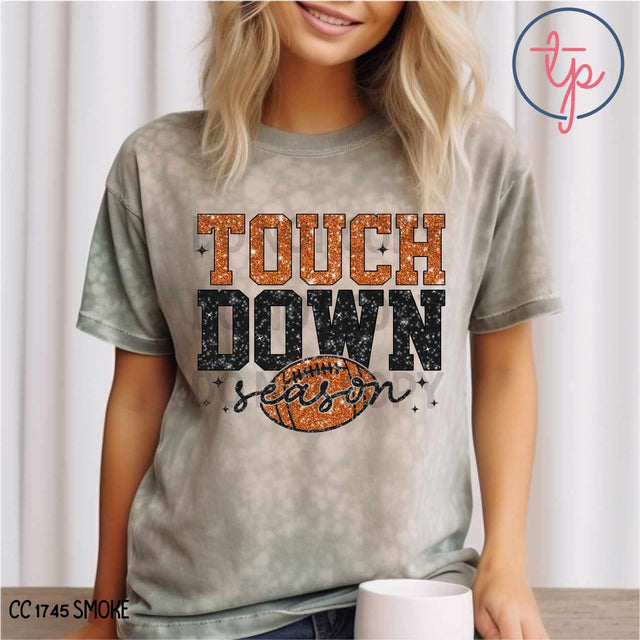 Touchdown Season Faux Glitter Stack