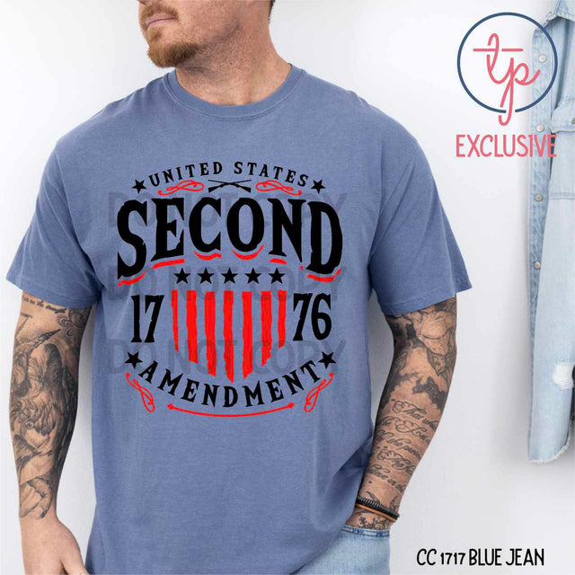 United States 1776 2nd Amendment Black or White