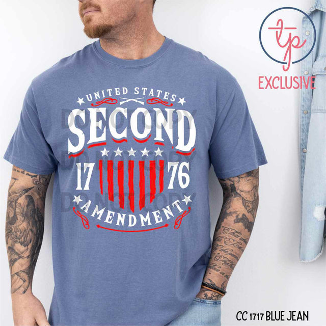 United States 1776 2nd Amendment Black or White