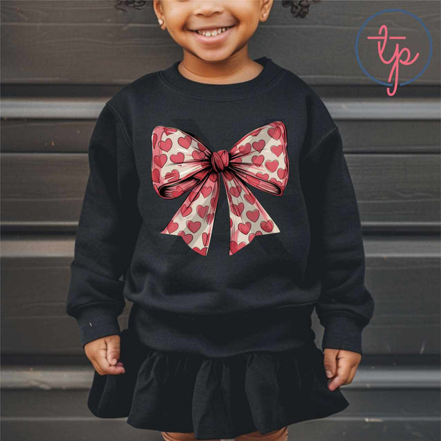 Valentine's day Heart Coquette Bow