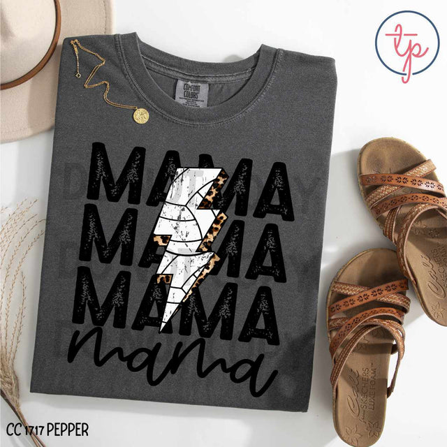 Volleyball Mama LB Black