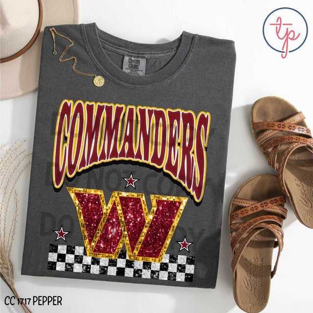 Washington Commanders Sequin KPI