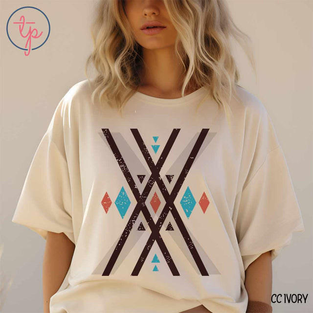 Western Aztec Distressed