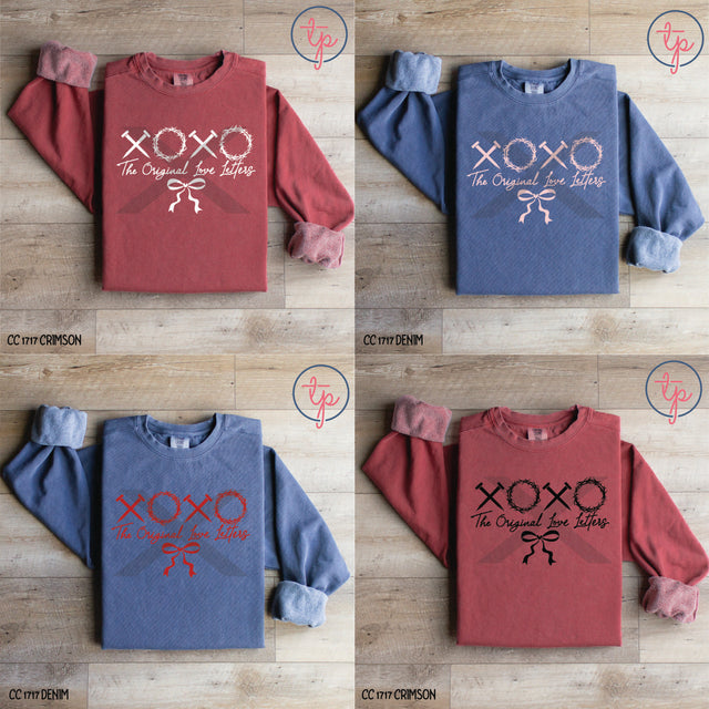 XOXO The Original Love Letter Simple Black, Pink, Red, White