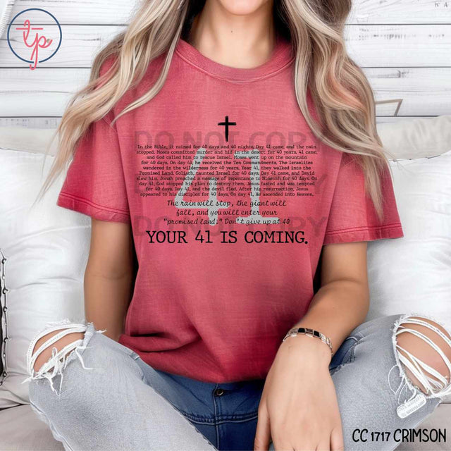 Your 41 Is Coming Black or White