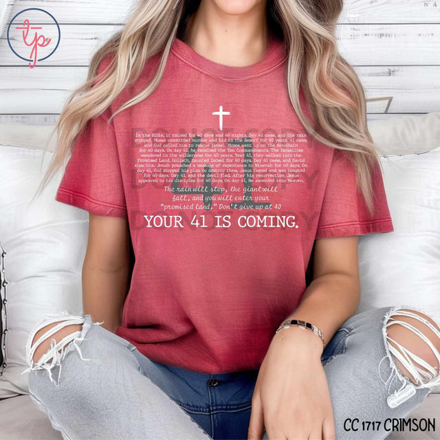 Your 41 Is Coming Black or White