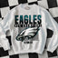 Philadelphia Eagles Ombre Faux Glitter 2024-2025 NFC Champions KPI