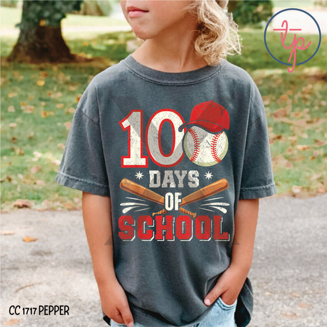100 Days Of School Baseball