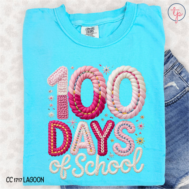 100 Days of School Yarn