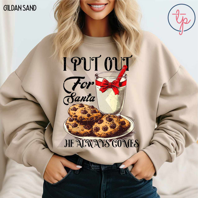 I Put Out For Santa Vintage