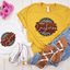 Texas Longhorns Leopard Brushstroke Circle