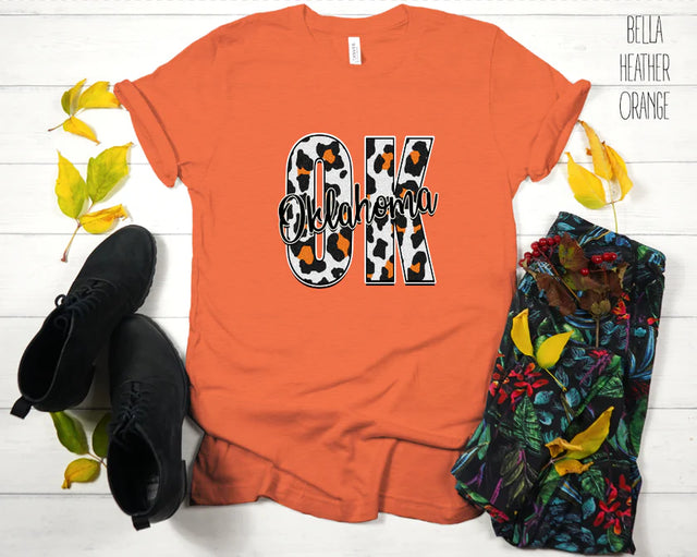 Oklahoma Orange Leopard