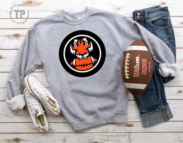 Bengals Tiger Face with Football
