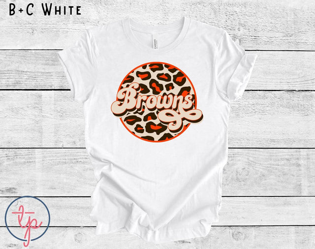 Browns Retro Leopard Circle