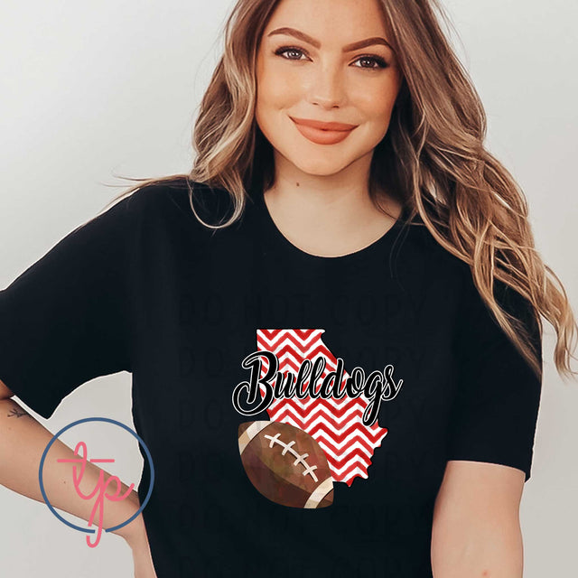 Georgia Bulldogs Striped State
