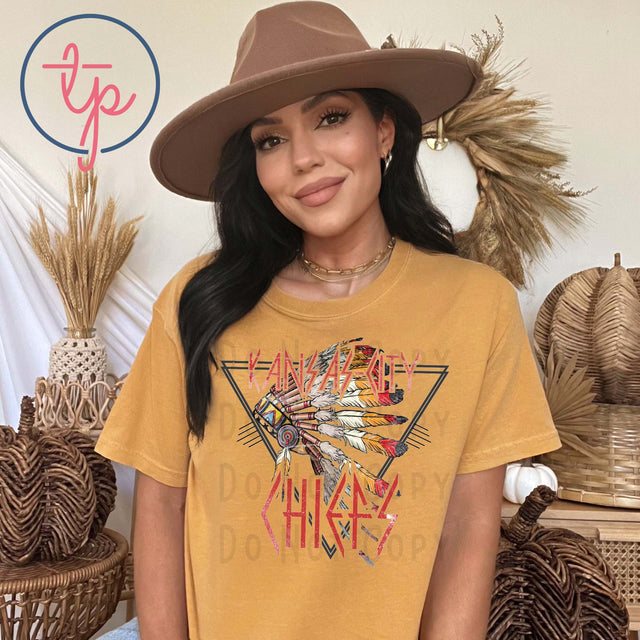 Kansas City Chiefs Headdress Triangles