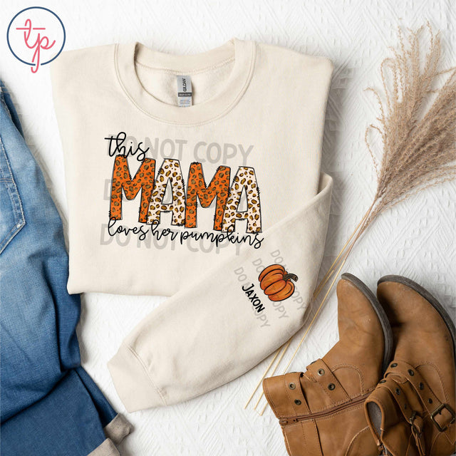Mama Loves Her PumpkinS with Sleeve Option