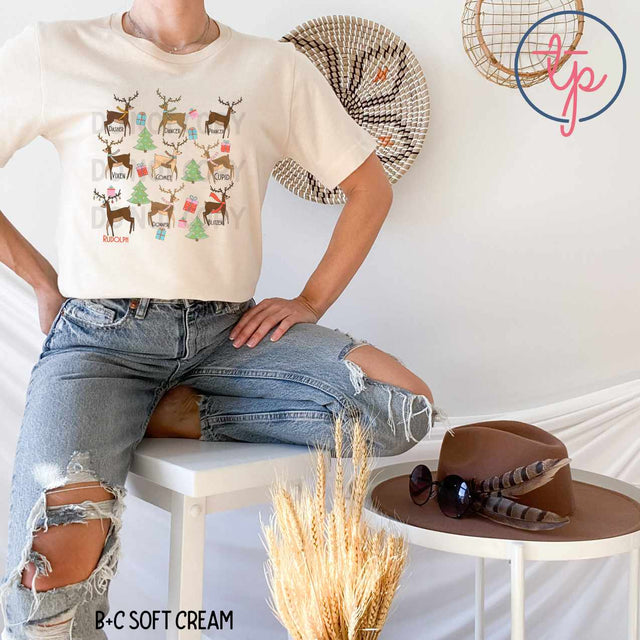 Boho Reindeer Collage