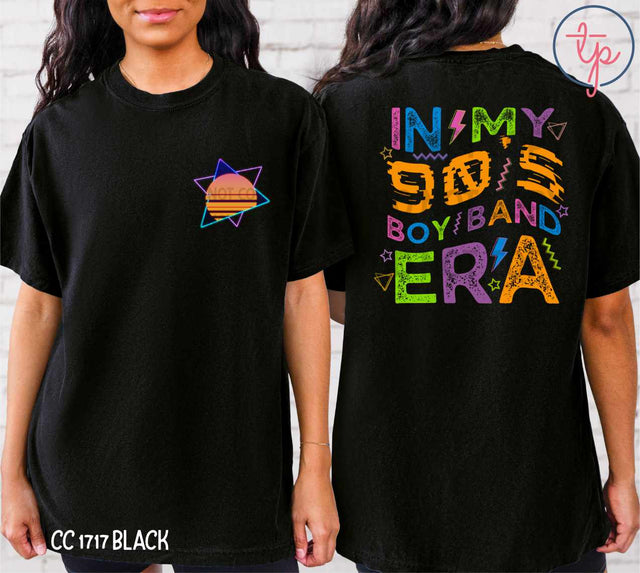 90s Boy Band Era Pocket or Back Options