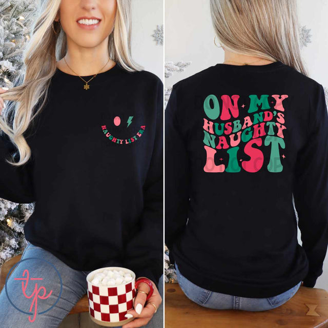 On My Husbands Naughty List with Pocket