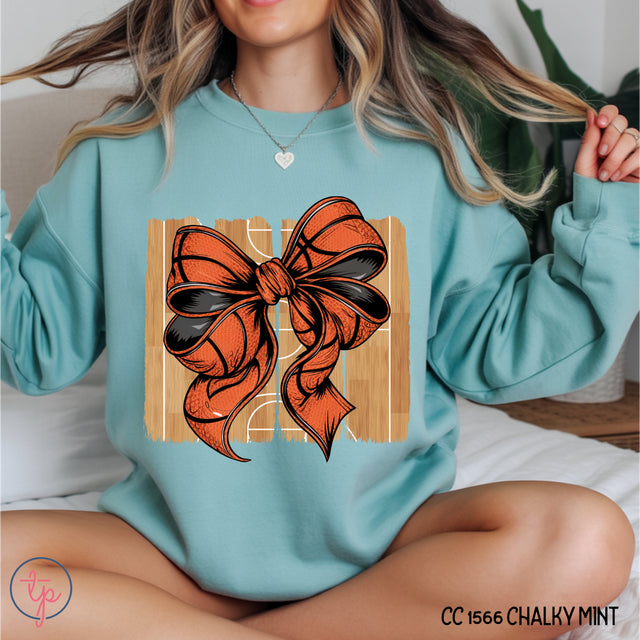 Basketball Bow Court Preppy