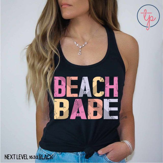 Beach Babe Simple Grunge
