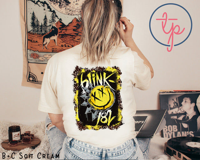 Blink 182 Leopard Grunge