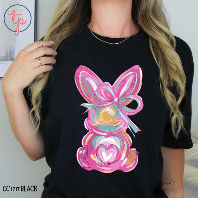 Brushstroke Easter Bunny Coquette