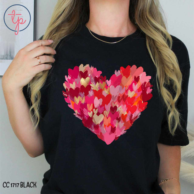 Brushstroke Hearts