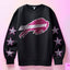 Buffalo Bills Pink Faux Glitter KPI Front or Sleeve