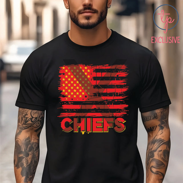 Chiefs American Flag