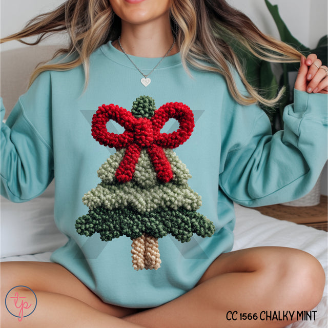 Christmas Tree Faux Yarn