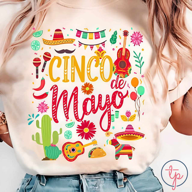 Cinco De Mayo Colorful Collage