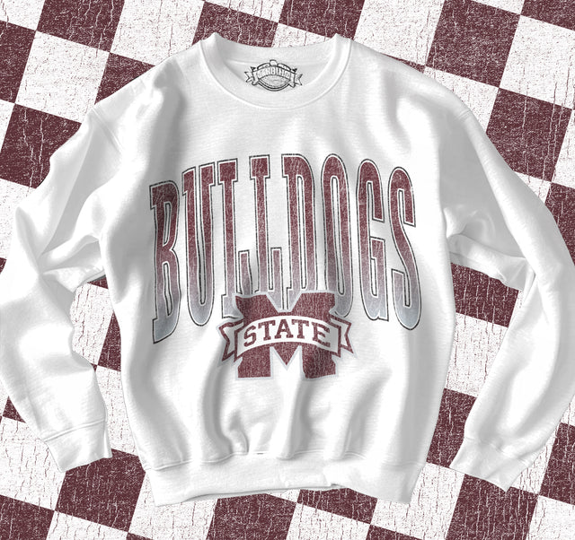 College Tall Lettering KPI MSU Bulldogs, Nittany Lions, Noles, Razorbacks, Rebels, Raiders, Sooners, Tide
