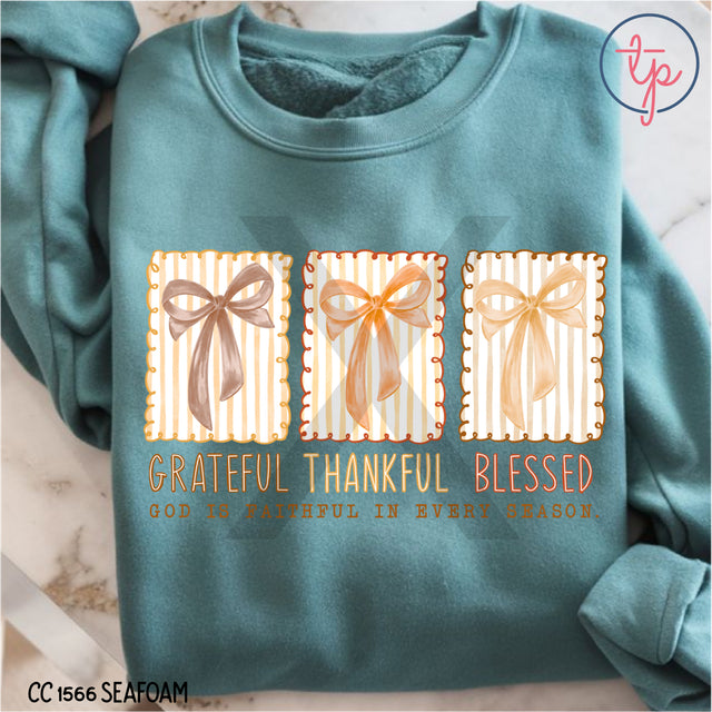 Coquette Grateful Thankful Blessed