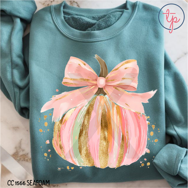 Coquette Watercolor Pumpkin