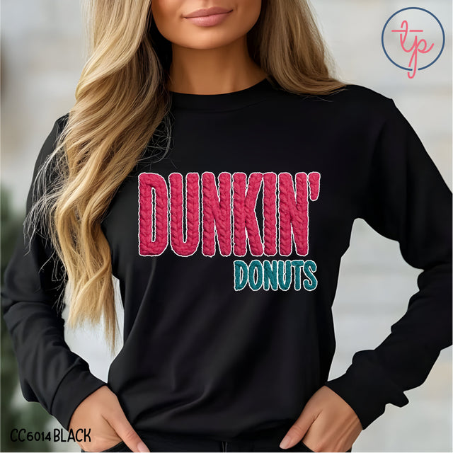 Dunkin Donuts Faux Yarn