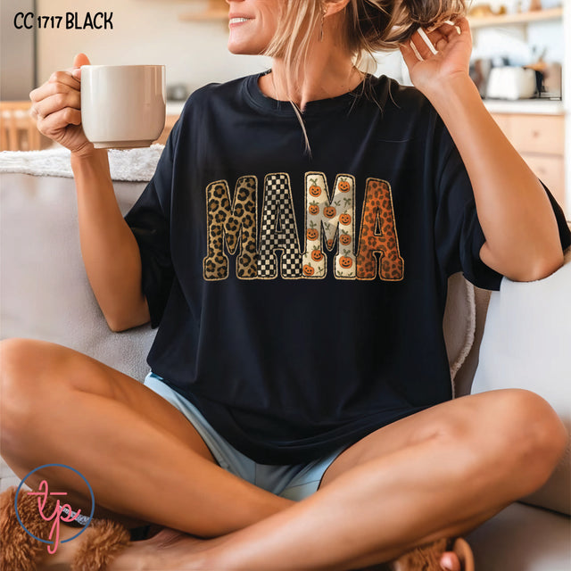 Fall Faux Embroider Mama